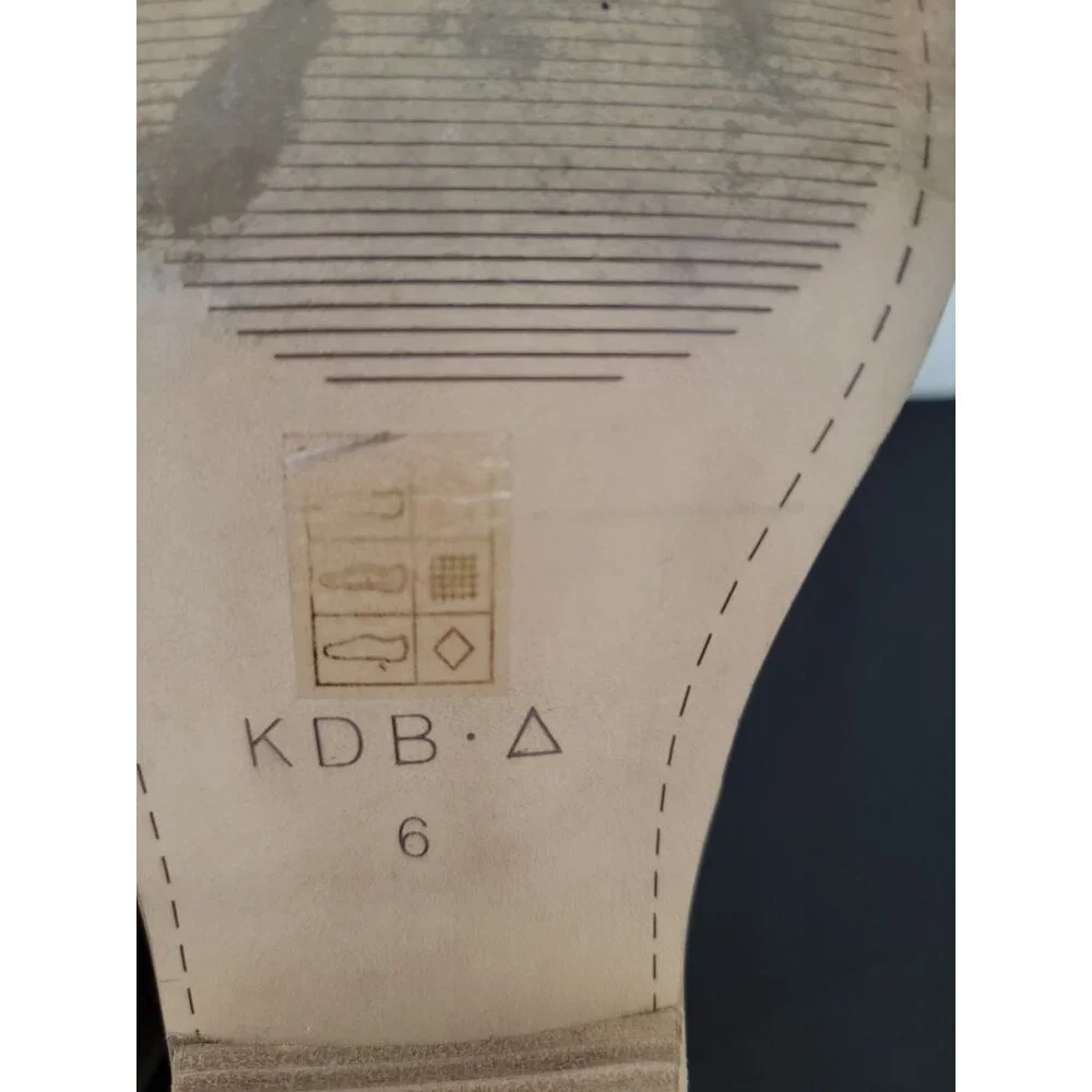 Anthropologie Kelsi Dagger Brooklyn Kenmare Tan Genuine Leather Angle Bootie  6 - Picture 7 of 9